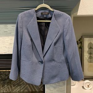 Kasper New 14W French Blue/ Navy Jacket with Tags